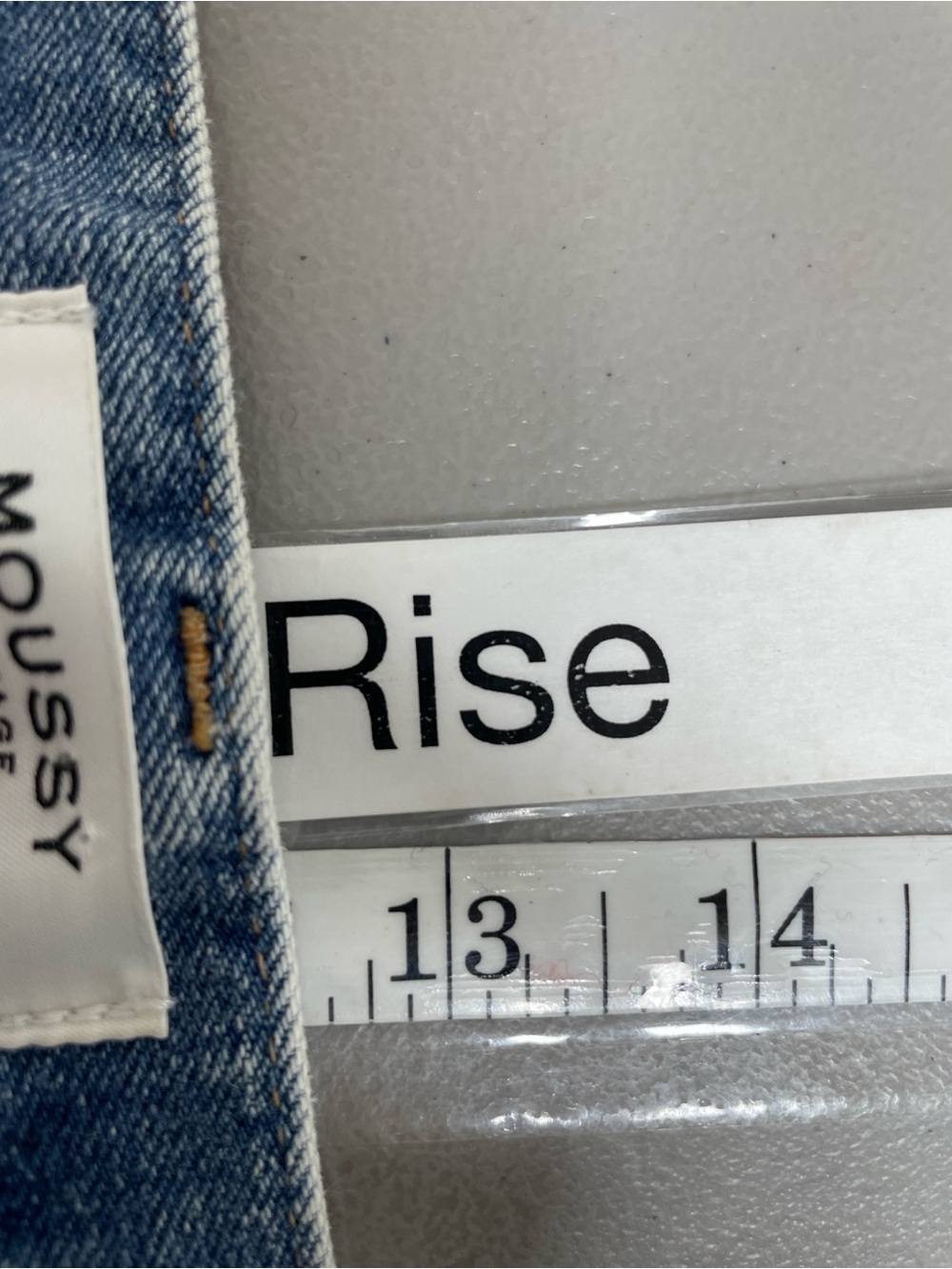 Moussy Light Blue Wash Denim Women’s Jeans Size 26 Ankle Length - Picture 11 of 12